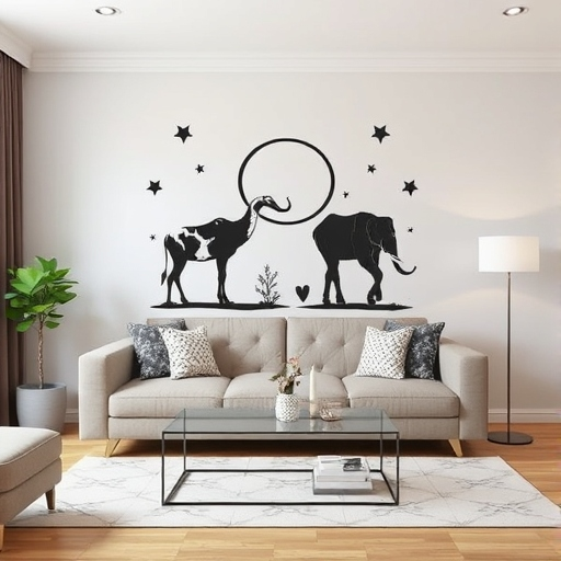 Elevate Your Living Room Aesthetics with Wall Decor Stickers