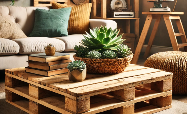 DIY Pallet Coffee Table Tutorial: Upcycled Rustic Living Room Decor