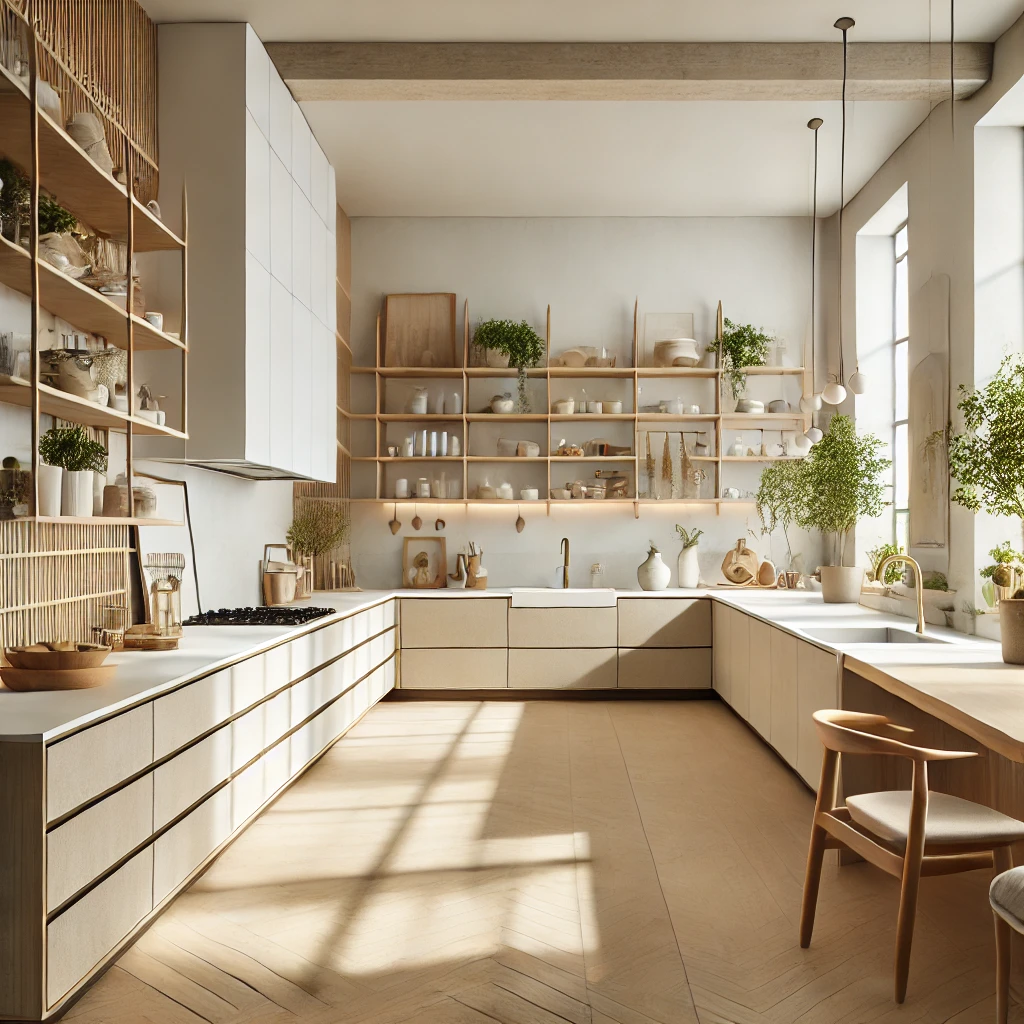 5 Powerful Ways Minimalist Kitchen Design, Natural Light Optimization, Neutral Color Palettes, Organic Materials, and Space-Efficient Layouts Transform Your Home”