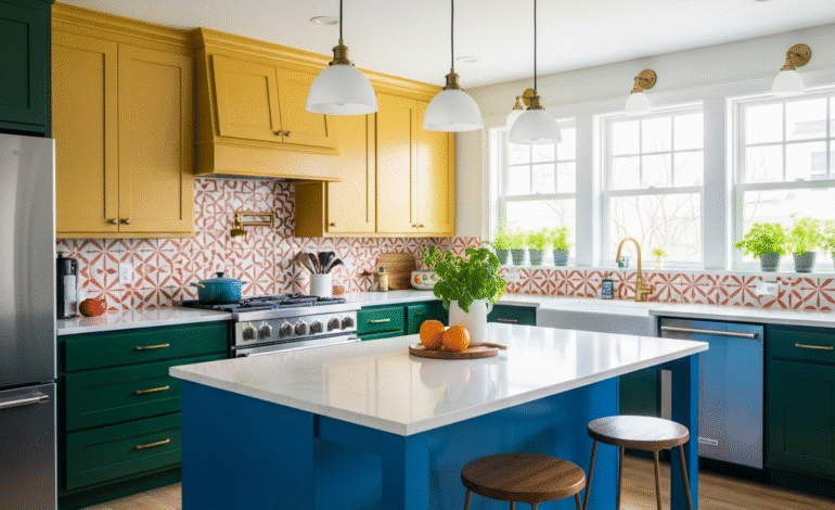 Bold Color Kitchen Design: 7 Stunning Ways to Transform Your Cooking Space