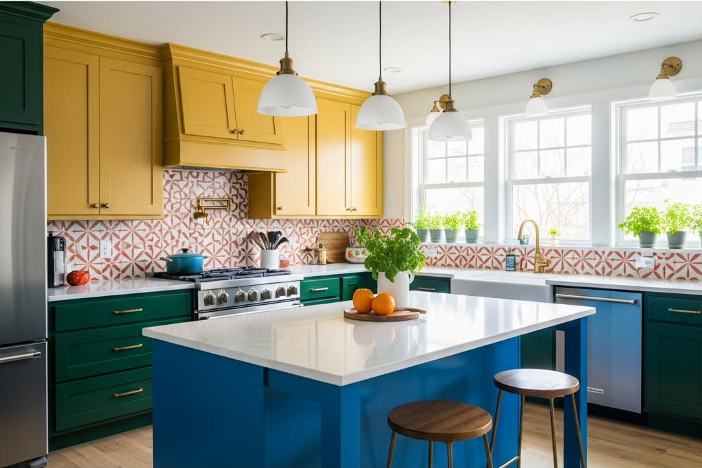 Bold Color Kitchen Design: 7 Stunning Ways to Transform Your Cooking Space